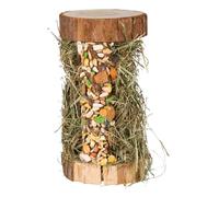 Torre in legno con fieno di montagna 13×17×13cm per conigli e roditori Trixie