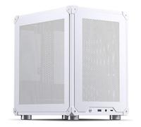 Torre Jonsbo C6-ITX Blanca Mini ITX Paneles Mesh Compacta SFX