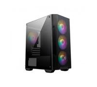 MSI MAG FORGE M100A carcasa de ordenador Micro Torre Negro, Transparente