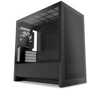 NZXT H3 Flow - Caja PC Micro-ATX - Flujo de Aire optimizado - 1 Ventilador 120mm Trasero - GPU tamaño Completo - Radiador 280mm Frontal, 240mm Superior - Placa Base con conexión Trasera - Negro