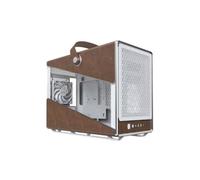 MONTECH Heritage mATX, chasis Compacto de Cuero para Juegos con Micro Factor de Forma con diseño de Mango Distintivo, soporta Las últimas GPU, Fuente de alimentación ATX, AIO de 360 mm, 4