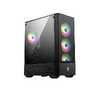 MSI MAG FORGE 112R carcasa de ordenador Midi Tower Negro, Transparente