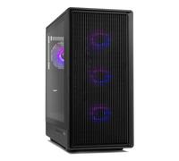 Torre Nox Infinity IOTA Semitorre Mesh ARGB Negro 4x120 mm Vidrio Templado ATX