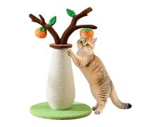 Torre Para Gatos Con Poste Rascador Base De Felpa Antideslizante Para