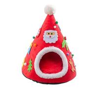 Torre para gatos de Navidad, Regalo Navidad, Acogedor Libro para Gatos, Condominio para Gatos de Vacaciones, Cueva para Gatos, Casa de Gato con Árbol de Navidad, Árbol Rascador para Gatos en Diseño de