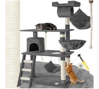 Torre para gatos y centro de actividades TecTake de 141 cm