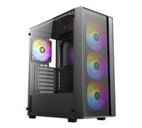 Torre PC Gaming Antec AX65 ARGB Midi Tower Negro ATX/ITX/micro ATX Ventana Lateral 4x Ventiladores RGB