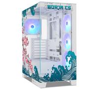 Torre PC NOX Hummer GLOCK ARGB Semitorre ATX Cristal Templado USB-C Blanca - By B0rjaCS