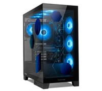 Torre PC NOX Hummer GLOCK ARGB Semitorre ATX Cristal Templado USB-C Negra By Imartz