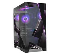 Torre PC NOX Hummer GLOCK ARGB Semitorre ATX Cristal Templado USB-C Negra - Nyx Edition