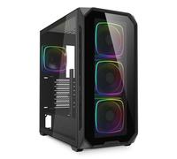 Torre Sharkoon AK5G RGB ATX Cristal Templado 4x120mm PWM RGB USB-C Espaciosa