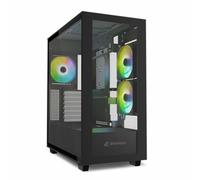 Torre Sharkoon Rebel C60 ATX/Micro ATX/Mini-ITX Vidrio Templado Negro Gaming
