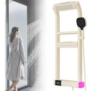 Torre termostática de panel de ducha con chorros de cuerpo ajustables y estante, 6 funciones para uso doméstico, hotel y spa