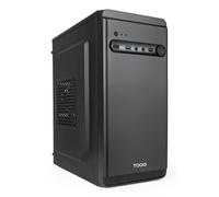 TOOQ TQC-4702-SP - Caja Minitorre Micro-ATX “DODEKA Ultra”, Fuente de alimentación ATX 500W, 1xUSB-A 3.0, 1xUSB-A 2.0, 1xUSB-C, Audio HD, Micrófono
