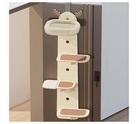 Torre trepadora para gatos, condominio de varios niveles para uso en interiores, diseño para colgar en la puerta, tablero de estante de nube que ahorra espacio para gatos