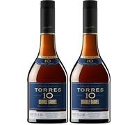 Torres Brandy 10 Imperial double barrel gran reserva botella 70cl (Paquete de 2)