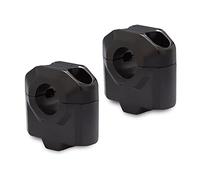 SW-Motech Torretas de manillar Leh000392200130-335841 - ø 22 mm, altura 30 mm, Negro