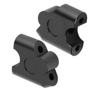 Torretas De Manillar Abrazadera Universal para Manillar De Motocicleta Abrazadera Trasera para Adaptador De Montaje En Movimiento 22mm(Black)