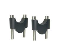 Torretas De Manillar Abrazadera Universal para Manillar De Motocicleta Accesorios Universales 28mm 1 1/8 ", 22mm, 7/8"(28mm Black)