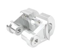 Torretas De Manillar Compatible con para V-Star 250 2014-2024 para XVZ1300 1996-2010 Abrazaderas De Montaje De Barra De Grasa para Manillar De Motor De 25,4 Mm Elevadores(Silver)