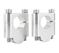 Torretas De Manillar Compatible Con Para WR250F 2003-2006 Para WR250R 2008-2024 22 Mm 7/8" Soporte Para Elevador De Manillar Abrazaderas Para Elevadores De Manillar(Silver,30mm)