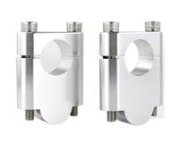 Torretas De Manillar Compatible Con Para XT 660 R 2004-2016 Para TT-R125 2005-2016 Para TT-R230 2005-2025 22 Mm 7/8 "Abrazaderas De Montaje Para Elevador De Manillar De Motocicleta(Silver,40mm)
