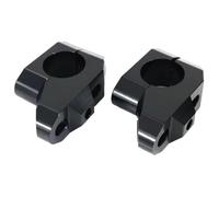 Torretas De Manillar Compatible con SWM para RS 300 R para RS 500 R para SM 500 R 2016-2020 28 Mm 1 1/8 "Los Elevadores del Manillar Se Movieron hacia El Elevador De Montaje(Silver)