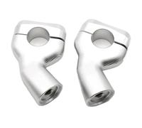 Torretas De Manillar Compatible Con Triumph Para Bobber 2017-2025 Para Bonneville/Para T100 Carb 2001-2008 Accesorios Motocicleta Adaptador De Abrazaderas Elevadoras De Barra De Manillar(Silver)
