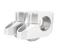 Torretas De Manillar Compatible Con Triumph Para Speed Para Triple 1050 S 2015-2020 28 Mm 1 1/8 "El Elevador De Manillar Se Movió Hacia Arriba Para Montar Elevador(Silver)