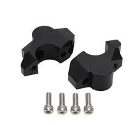 Torretas Manillar 1 par de elevadores Manillar Motocicleta, adaptadores Altura hacia Arriba y atrás, Accesorios para XADV750 para ADV 150 160 350 Manillar Motocicleta(Black)
