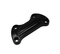Torretas Manillar Abrazadera Cubierta Elevadores Manillar CNC para Touring para Street Glide para Softail para Breakout para Dyna para Fat para Boy para Sportster Elevador Manillar Moto(Negro)