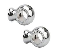Torretas Manillar Abrazadera De Manillar De Motocicleta De 32 Mm Y 1,25 Pulgadas Redonda Gruesa Universal para Turismo para Sportster para Dyna para Softail Elevador Manillar Moto(Chrome)
