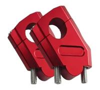 Torretas Manillar Abrazadera Manillar Manillar Motocicleta 22 mm para FZ6 para S2 para FZ6 para FAZERMT-07 para MT-09 para MT07 Manillar Motocicleta(Red)