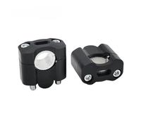 Torretas Manillar Abrazadera Manillar Motocicleta 22/28 mm Adaptador Barra elevadora Accesorios Motocicleta para Kawasaki Manillar Motocicleta(Black)