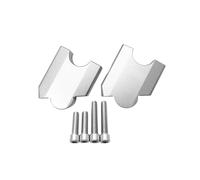 Torretas Manillar Abrazadera Manillar Motocicleta 28 mm para XT1200Z para Super para Tenere 1200 2010-2018 2013 2014 2015 2016 2017 Manillar Motocicleta(Silver)