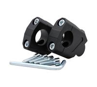 Torretas Manillar Abrazadera Manillar Motocicleta ATV Elevador 28 mm 1 1/8" 22 7/8" Accesorios para Suzuki Manillar Motocicleta(22mm Black)