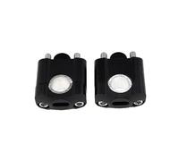Torretas Manillar Abrazadera Manillar Motocicleta Todoterreno Adaptador elevadores NBar para Motocicletas 7/8" 22 mm 28 Manillar Motocicleta(Black)
