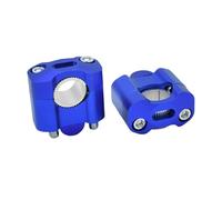 Torretas Manillar Abrazaderas Manillar 22 mm 28 mm Motocicletas para YZ125 para YZ250 para YZ250F para YZ450F Elevadores Manillar Abrazaderas Barra Manillar Motocicleta(Blue)
