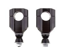 Torretas manillar Abrazaderas Para Manillar De Motocicleta De 2 Piezas 1 1/8" 28 Mm De Aluminio Mecanizado Para Manillar Izquierdo Derecho