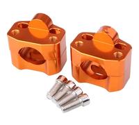 Torretas manillar Abrazaderas Para Manillar De Motocicleta Todoterreno Adaptador De Elevadores De Manillar De 22 Mm 28 Mm Para Accesorios De Motocicleta De 7/8" 1-1/8" 2 Unidades