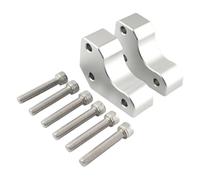 Torretas Manillar Accesorios Motocicleta Juego 2 elevadores Manillar para Kawasaki para GTR1400 2008-2022 Izquierda Derecha fácilmente Manillar Motocicleta(Argent)