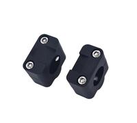 Torretas Manillar Adaptador Abrazadera elevadores Manillar Motocicleta 7/8" 1 1/8" para CRF para YZF para KXF para KLX Manillar Motocicleta(Black)