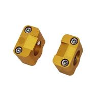 Torretas Manillar Adaptador Abrazadera elevadores Manillar Motocicleta 7/8" 1 1/8" para CRF para YZF para KXF para KLX Manillar Motocicleta(Gold)