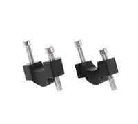 Torretas Manillar Adaptador Altura Abrazadera elevadores Manillar Motocicleta CNC 28 mm para F850GS para F850 para ADV 2018-2019 Manillar Motocicleta(Black)