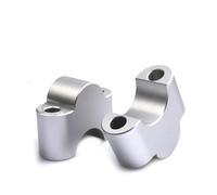 Torretas Manillar Adaptador extensión Abrazadera Manillar Motocicleta Montaje Elevador para ZONTES para 703F para ZT703 para ZT703F 2024-2025 Manillar Motocicleta(A Just Height-Silver)