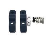 Torretas Manillar Adaptador extensión Manillar Motocicleta Abrazadera elevada para CB650R para CB1000R para CRF1000L para CRF1100L Manillar Motocicleta(Black)