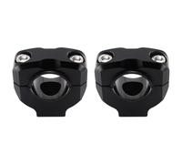 Torretas manillar Adaptador Universal Para Manillar De Motocicleta Todoterreno Aleación De Aluminio Color Negro 28 Mm Piezas De Actualización 1 Unidad