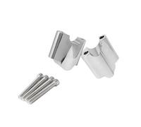 Torretas Manillar Bloque extensión Manillar Motocicleta 2" 1" Altura para Sportster para XL1200 para XL48 2010-2017 Manillar Motocicleta(Chrome)