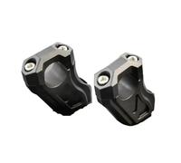 Torretas Manillar Elevador Manillar Motocicleta para R Nine T para R9T 2014-2018 Abrazadera elevada Extensible Manillar Motocicleta(Black)
