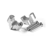 Torretas Manillar Elevador Manillar Motocicleta para S1000R 2021- para M1000R 2023. Adaptador Abrazadera Manillar Motocicleta(Silver)